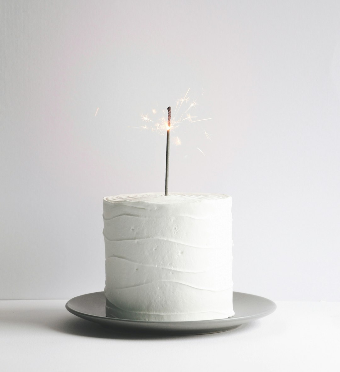 Minimal buttercream celebration cake