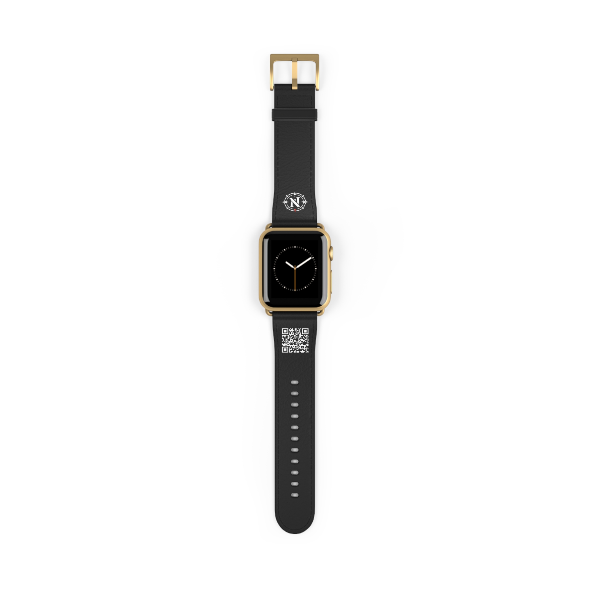 Northlane QR Code Black Leather Watch Band - Image 17