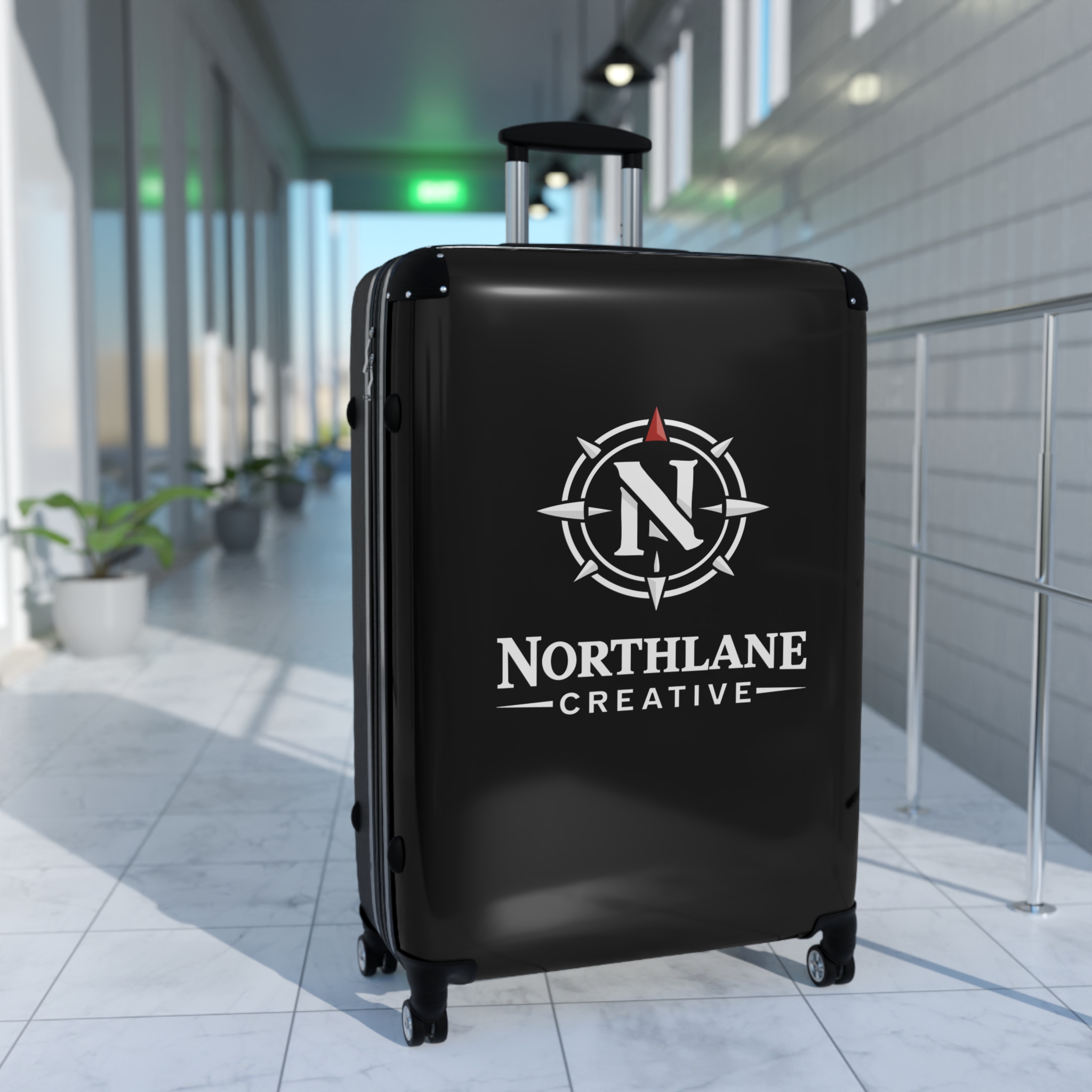 Northlane Creative Logo Carry-On Suitcase - Image 11