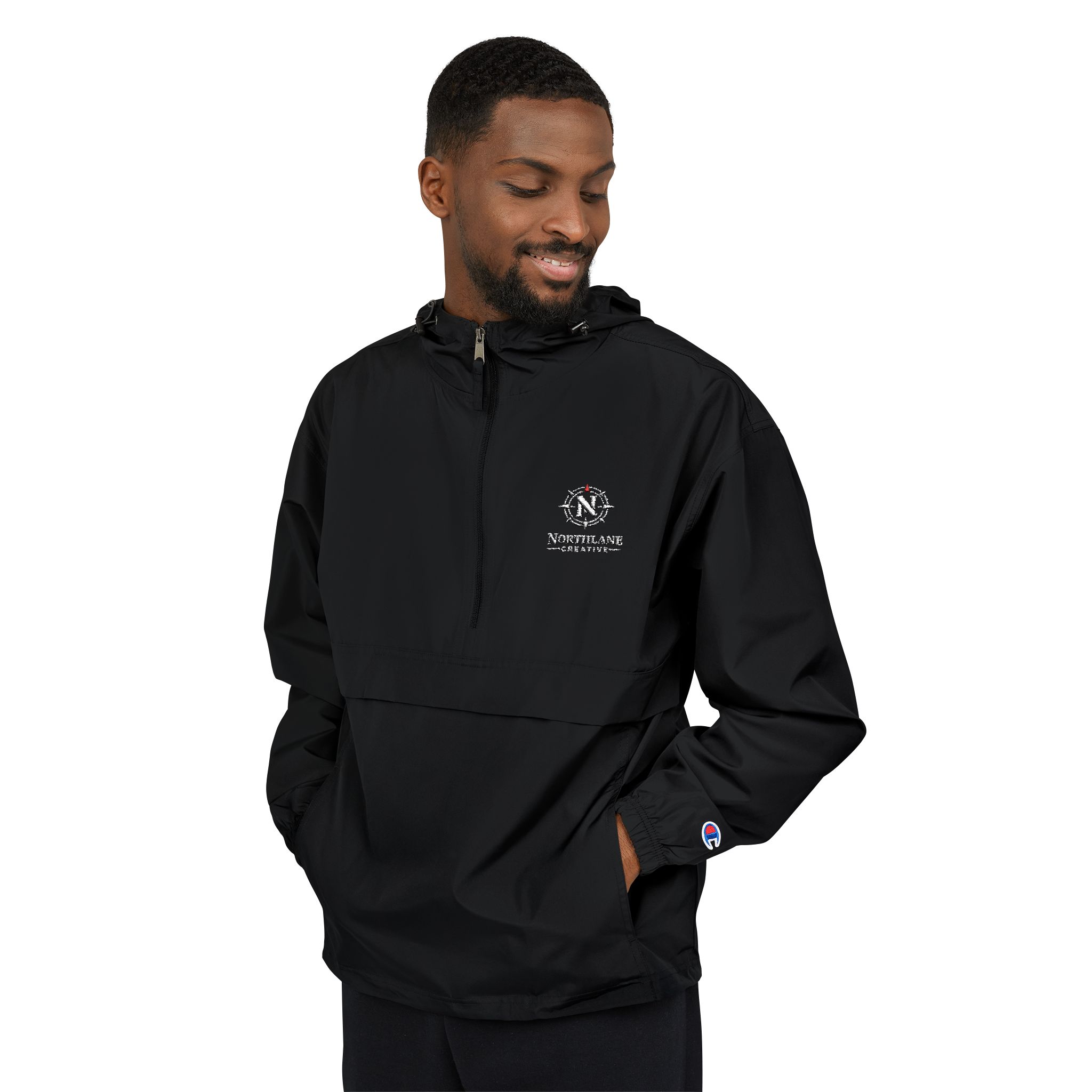 Embroidered Champion Anorak Jacket - Image 4