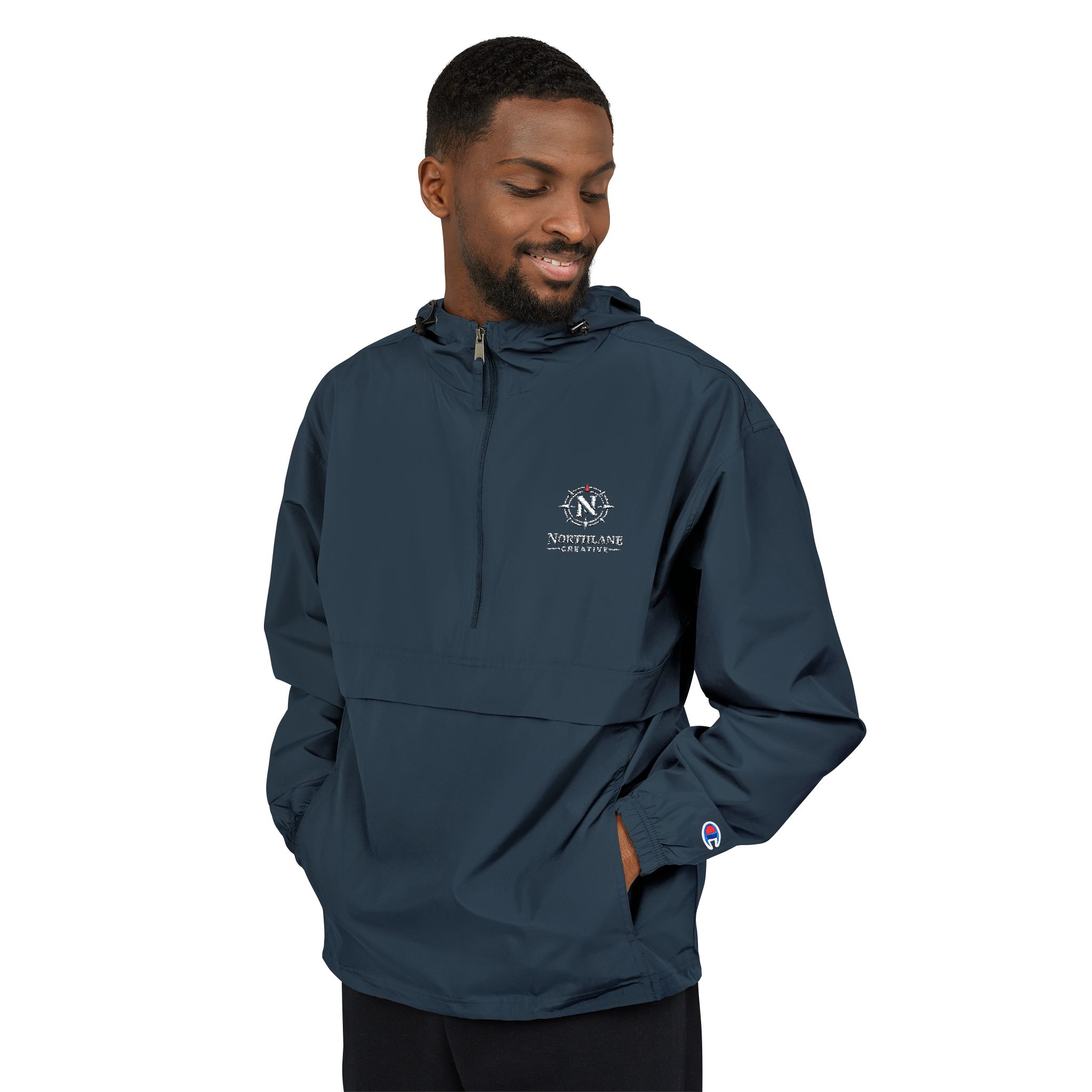 Embroidered Champion Anorak Jacket - Image 8