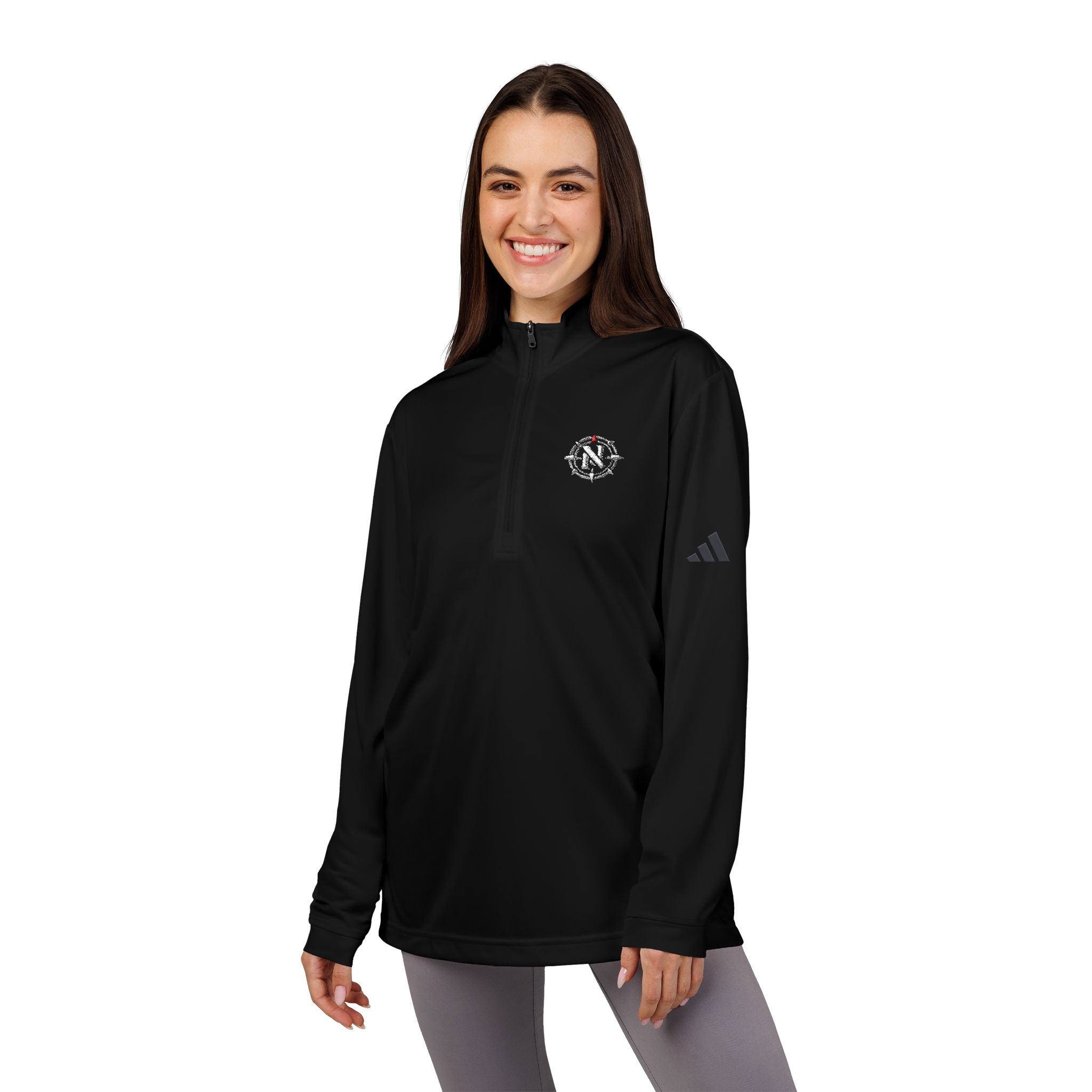 Northlane Embroidered Adidas Quarter-Zip Pullover - Image 3