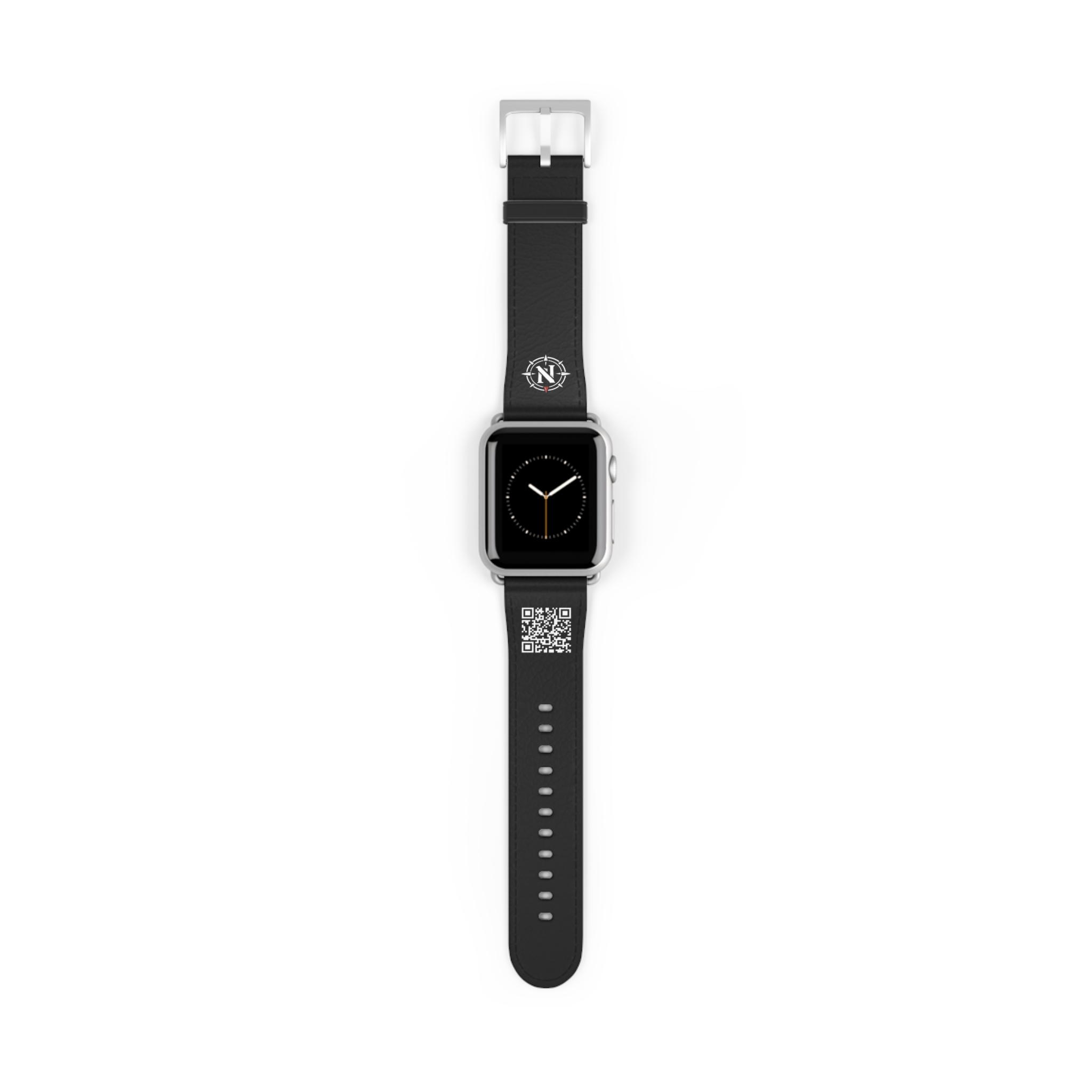 Northlane QR Code Black Leather Watch Band - Image 9