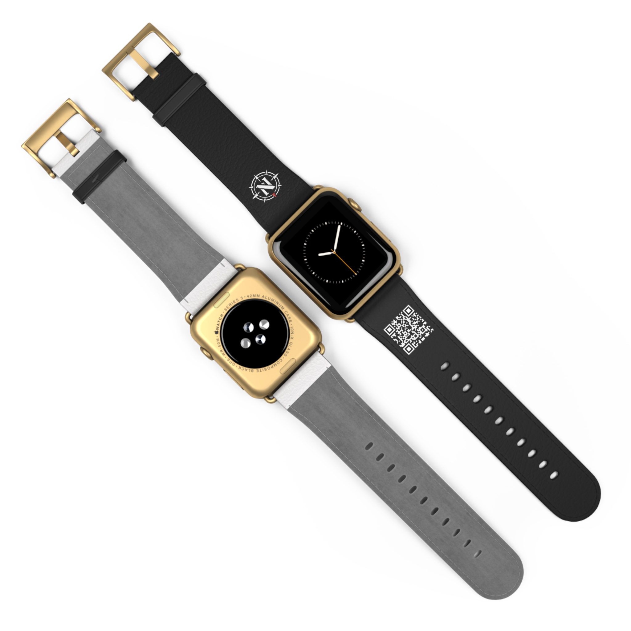 Northlane QR Code Black Leather Watch Band - Image 27