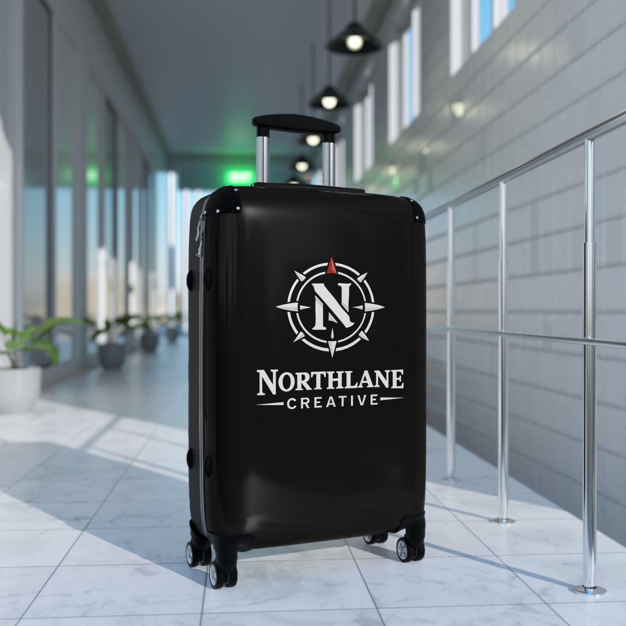 Northlane Creative Logo Carry-On Suitcase - Image 7