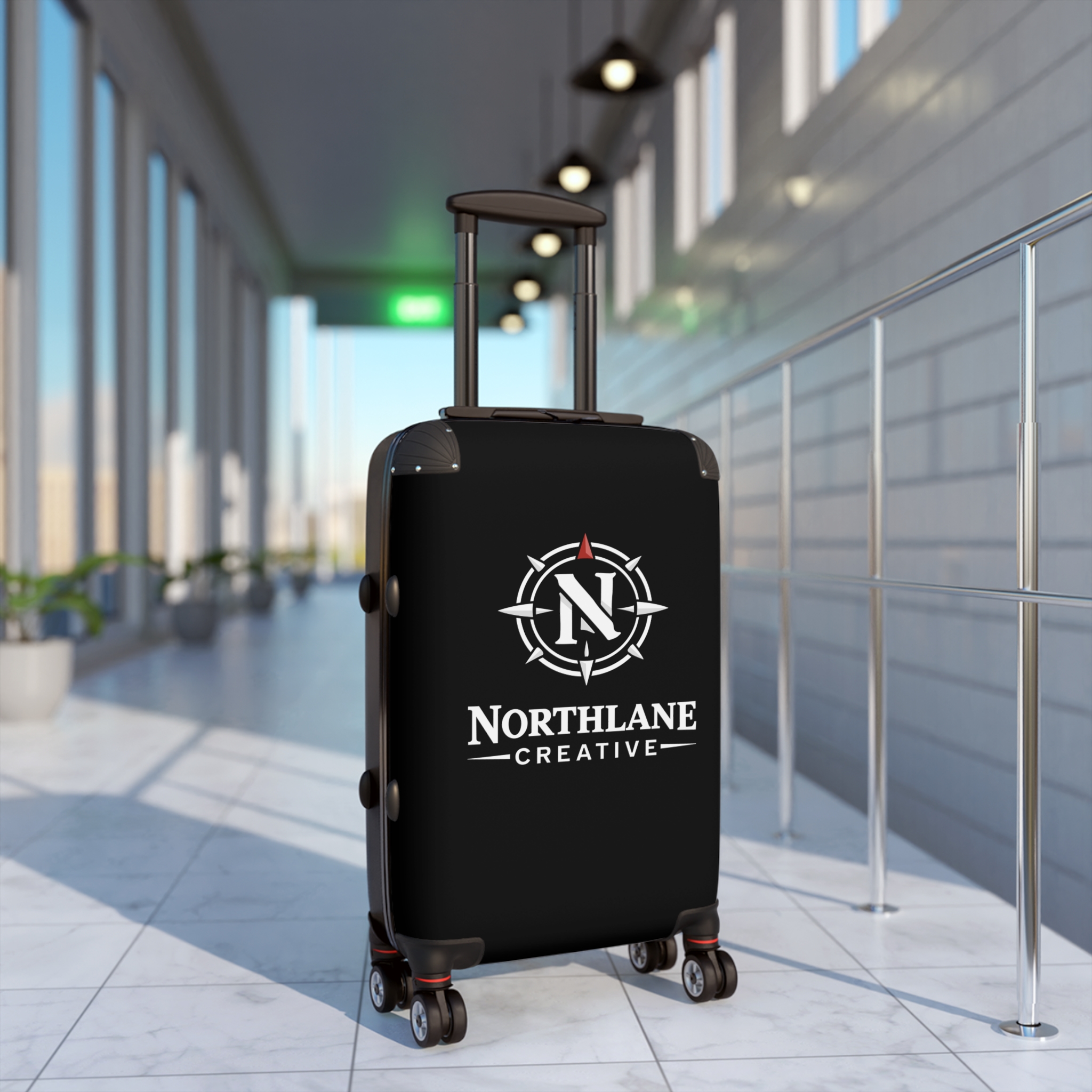 Northlane Creative Logo Carry-On Suitcase - Image 3
