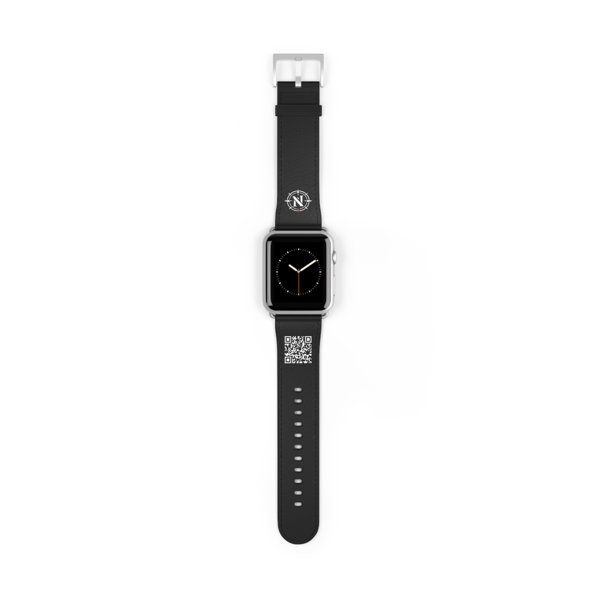 Northlane QR Code Black Leather Watch Band - Image 13