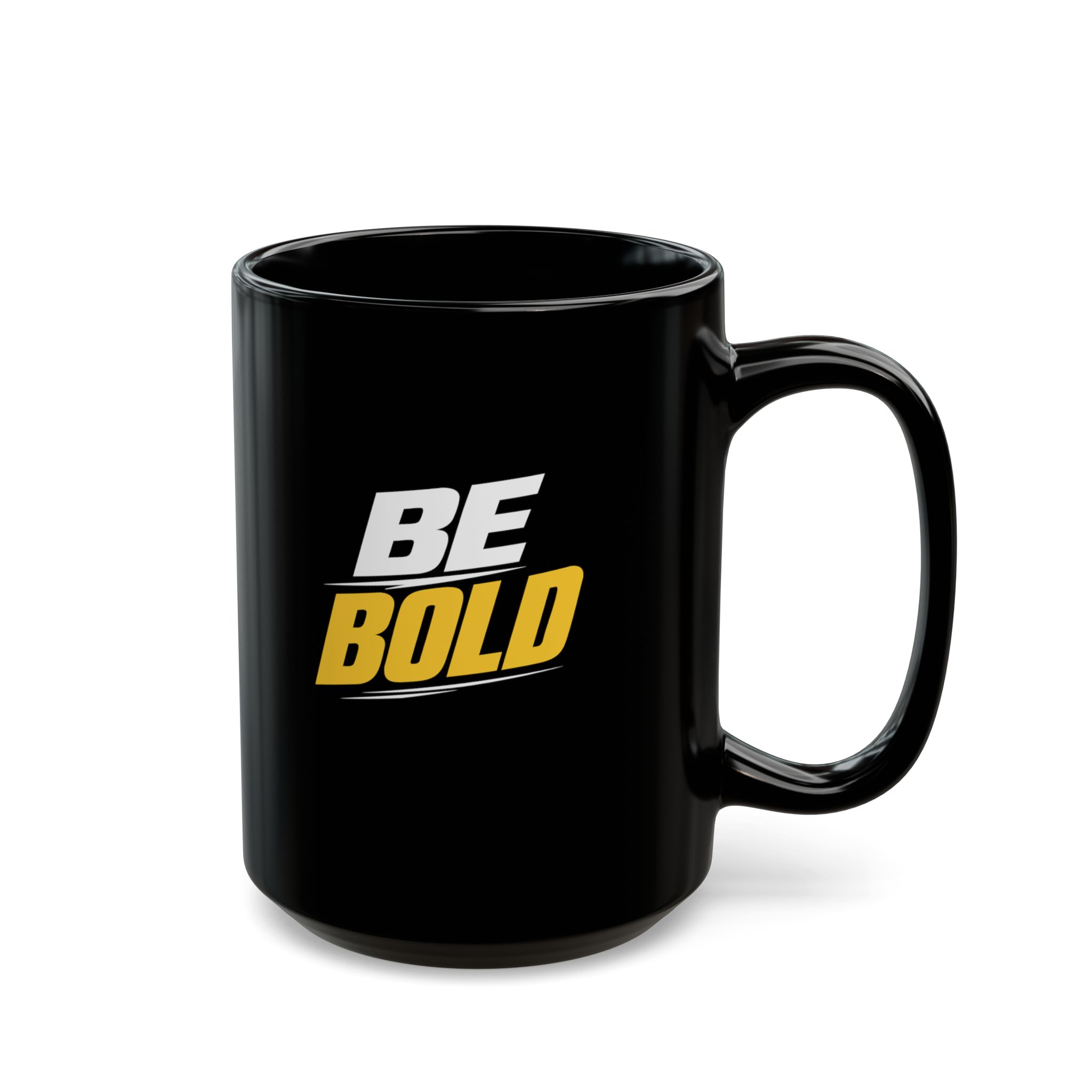 Be Bold Black Mug — Motivational Coffee Cup (11oz & 15oz) - Image 6