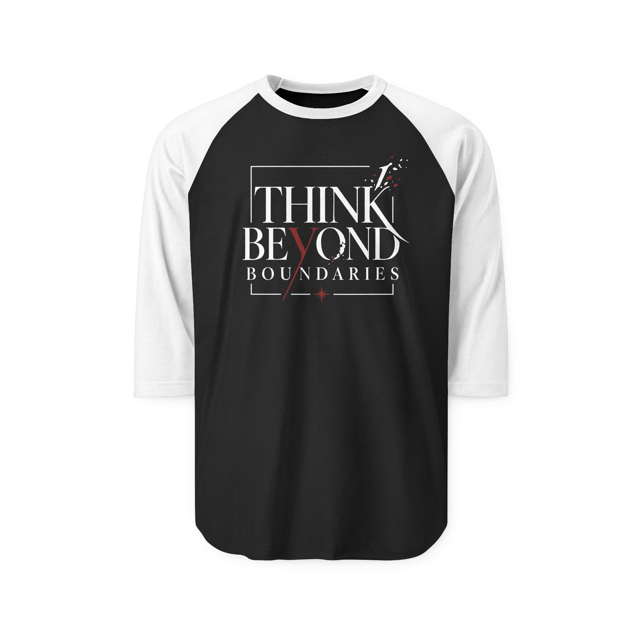 Think Beyond Boundaries Raglan Shirt