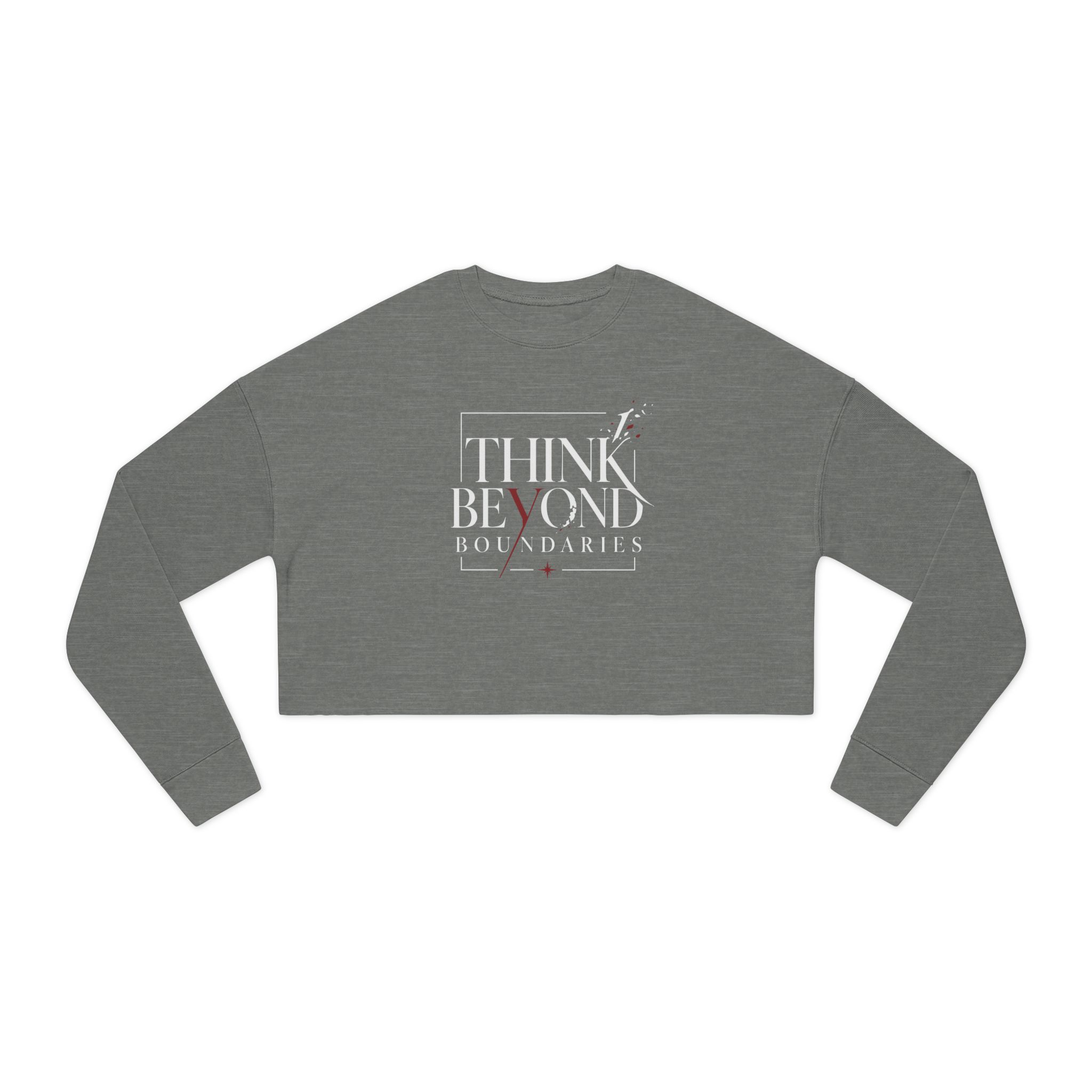 Think Beyond Boundaries Cropped Sweatshirt - Image 4