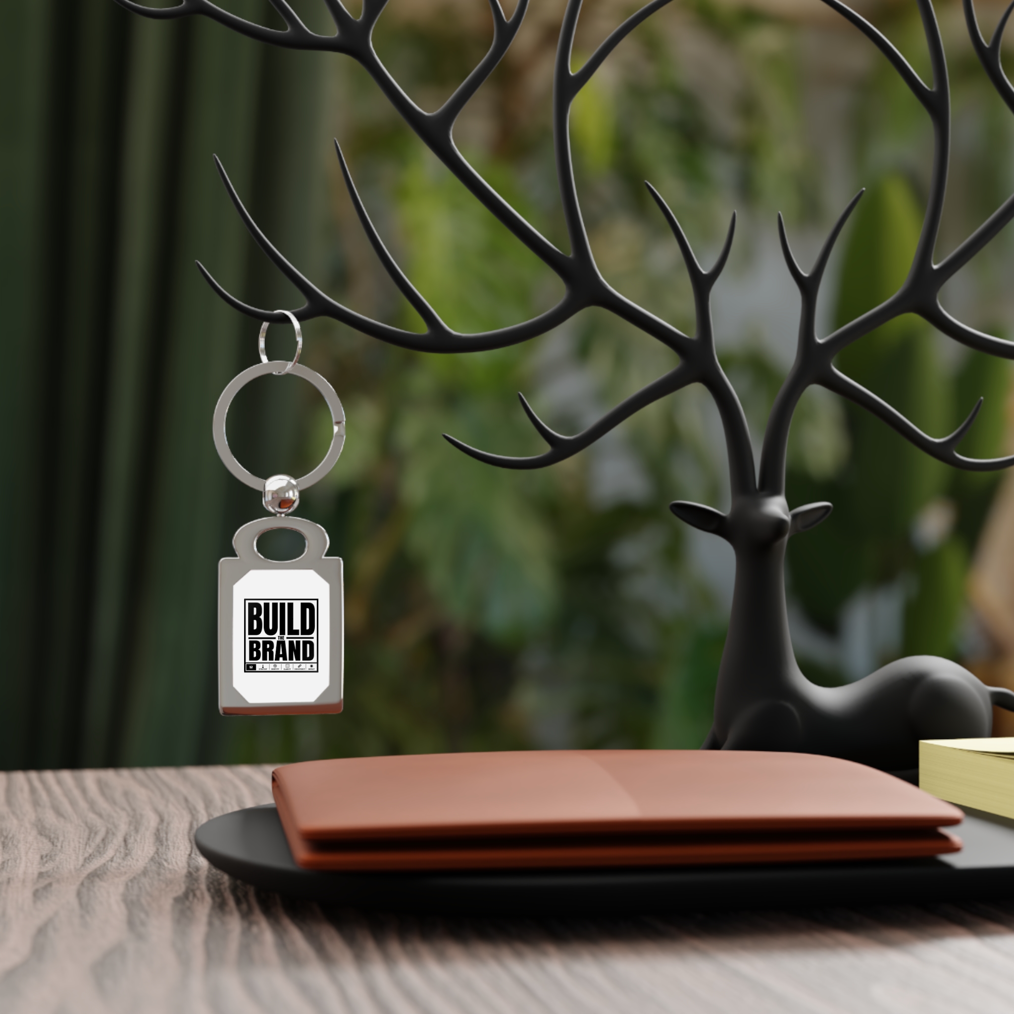 Rectangle Photo Keyring — Custom Photo Metal Keychain - Image 3