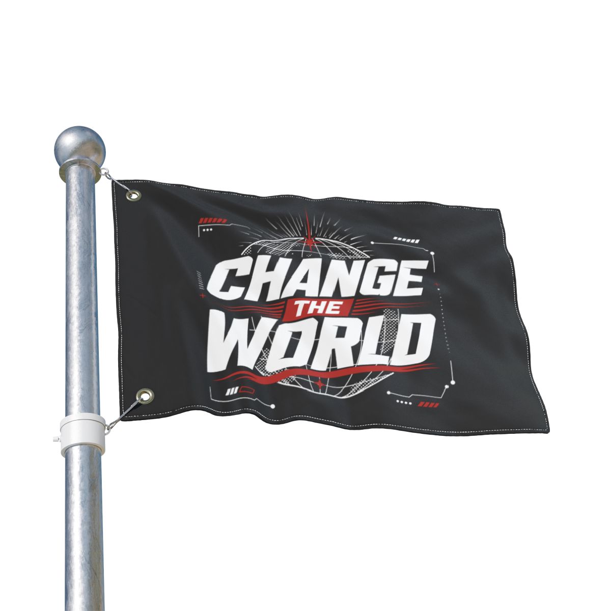 Change the World Double-Sided Decorative Flag - Image 3