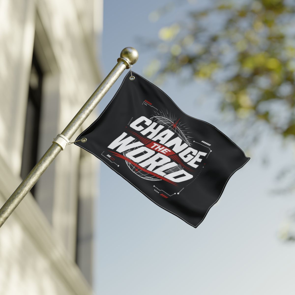 Change the World Double-Sided Decorative Flag - Image 4