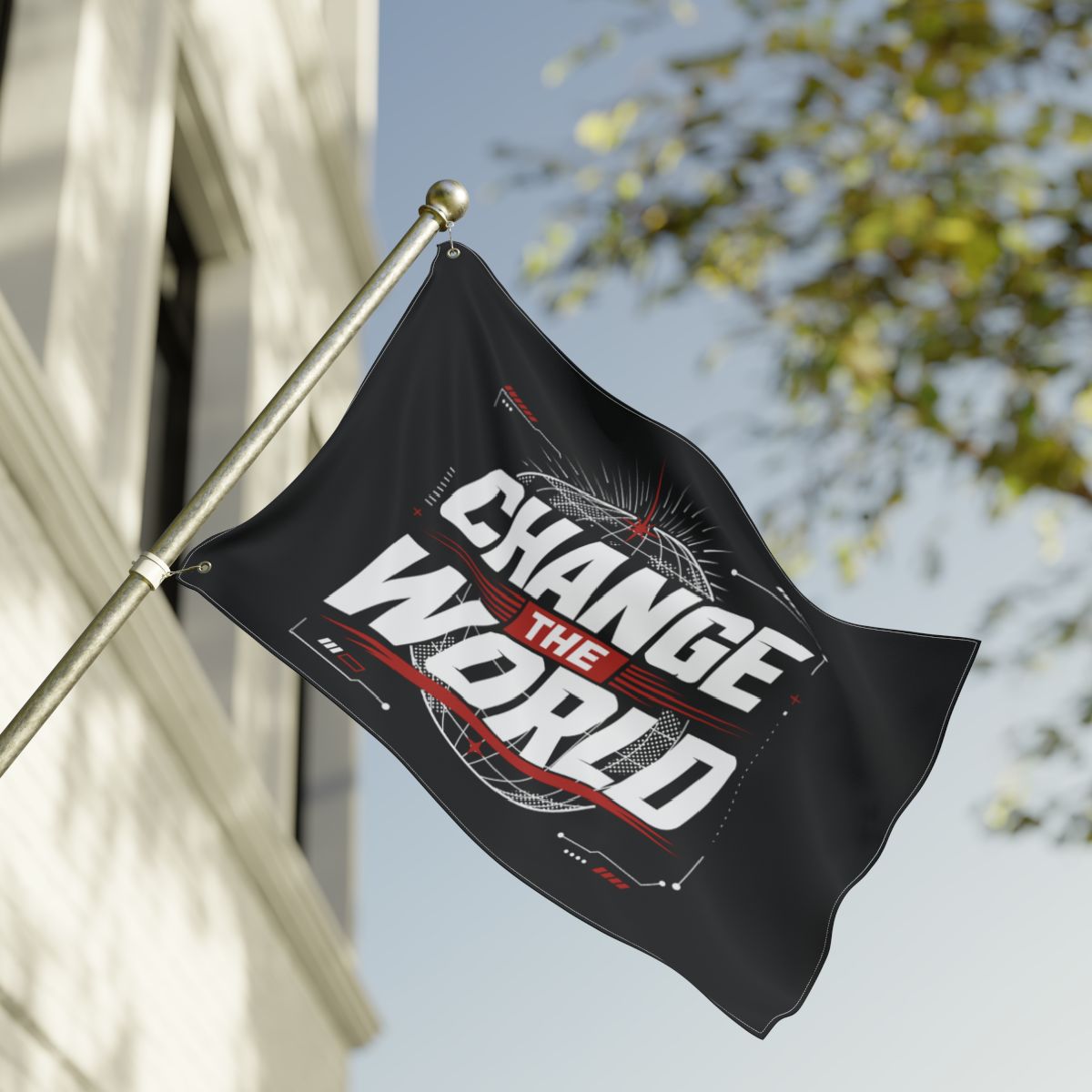 Change the World Double-Sided Decorative Flag - Image 6