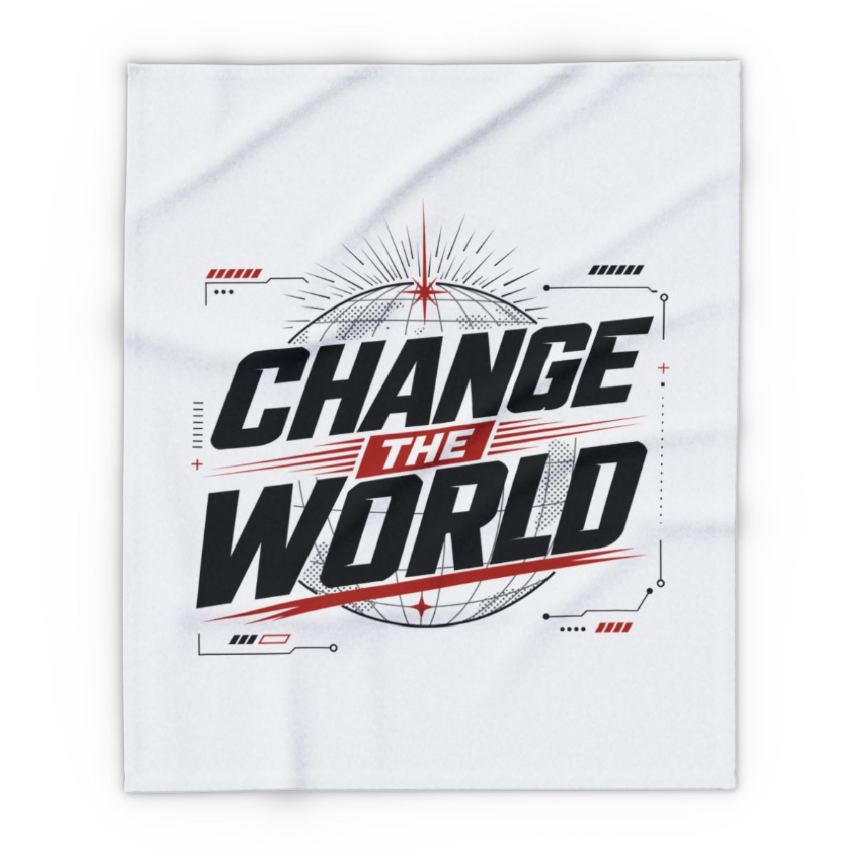Change The World fleece blanket - Image 4
