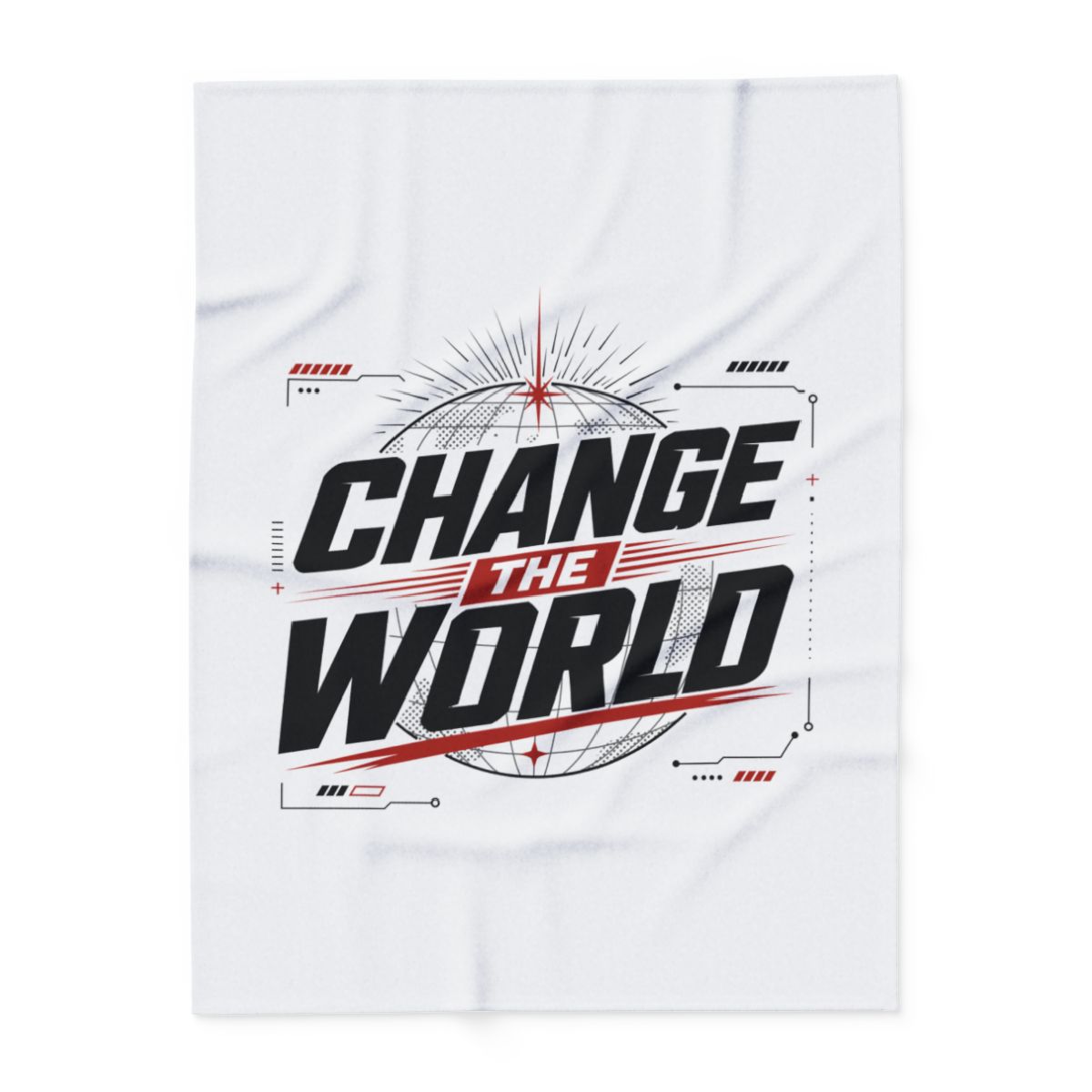 Change The World fleece blanket - Image 6