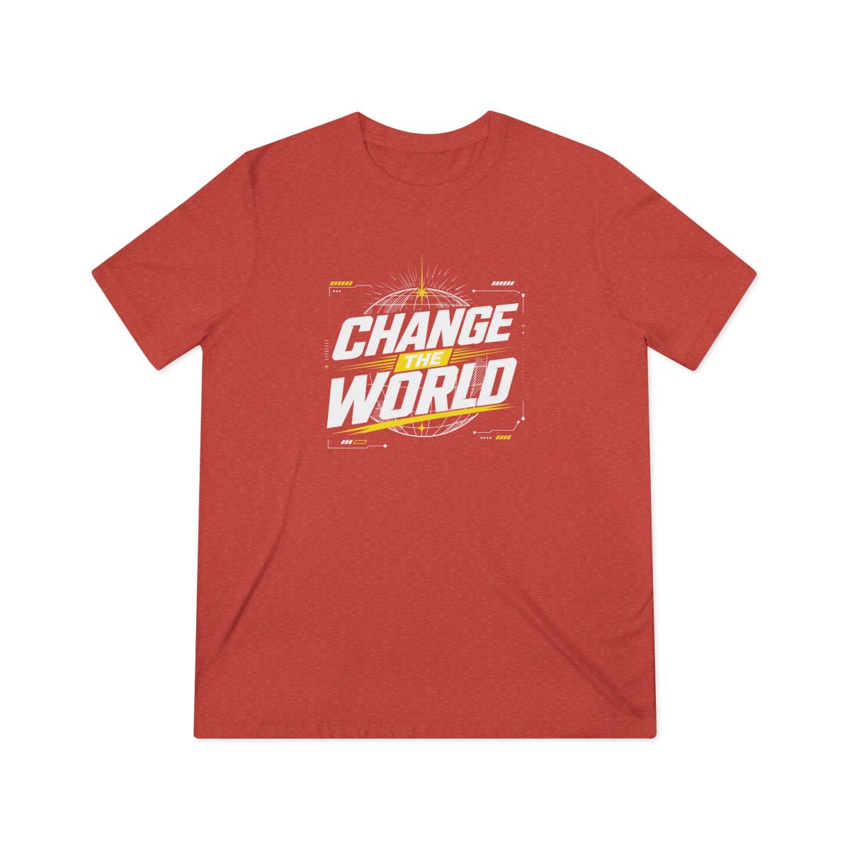 Change the World Motivational Tri-Blend Tee - Image 3