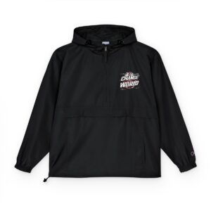 Graffiti Floral Champion logo Anorak Jacket | Packable Windbreaker