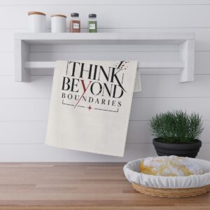 Think Beyond Boundaries Tea Towel – Inspirational Kitchen Towel